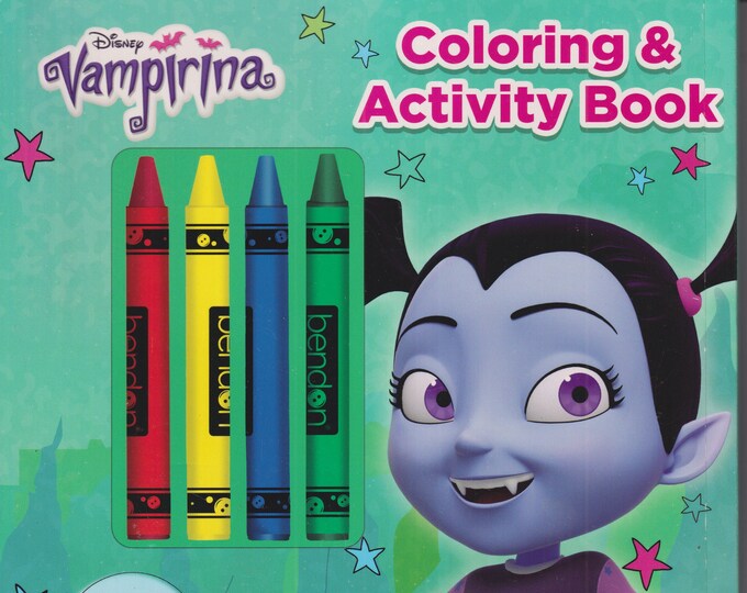 Disney Junior Vampirina Just Me Being Me Coloring and Activity Book with Crayons and Stickers  (Coloring Book: Vampirina, Ages 5-8)