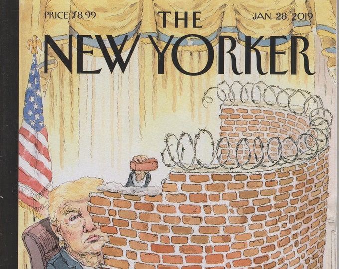 The New Yorker January 28, 2019 Walled In, Journalism,  LBJ Archives, Marlon James  (Magazine: General Interest)