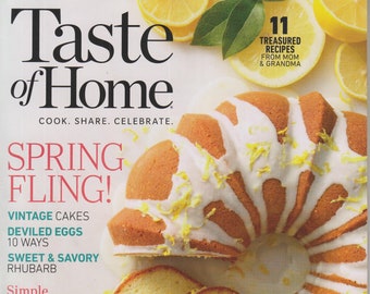 Taste of Home April May 2020 Spring Fling!  Cook. Share. Celebrate (Magazine: Cooking, Recipes)