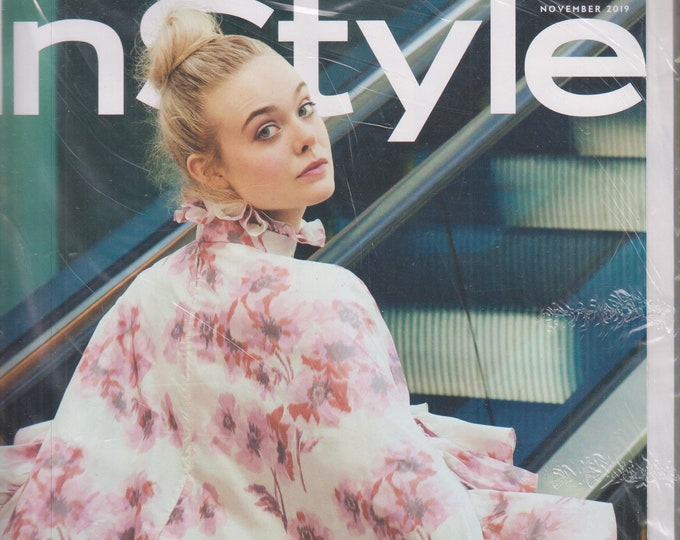 InStyle November 2019 Elle Fanning Best Dressed  (Magazine: Fashion)