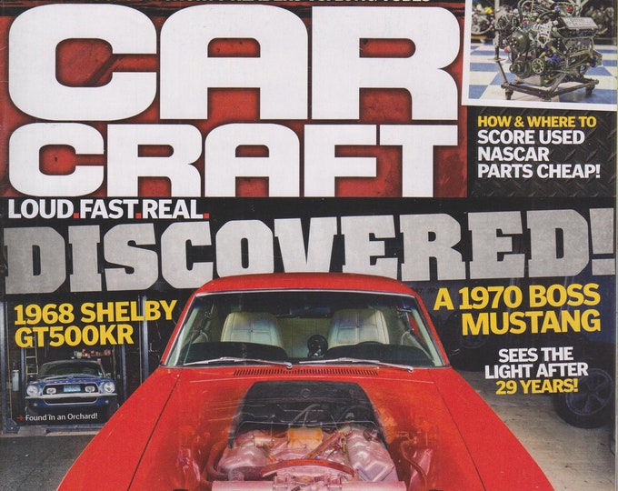 Car Craft December 2018 Discovered! 1970 Boss Mustang (Magazine: Automotive; Auto Restoration)