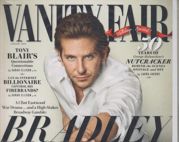Vanity Fair January 2015 Bradley Cooper Has Balls  (Magazine: Celebrities; Human Interest)