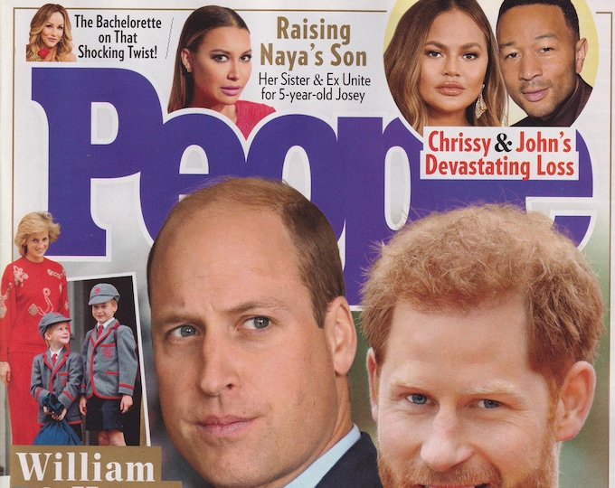 People October 19, 2020 William & Harry Battle of the Brothers  (Magazine, Celebrities)