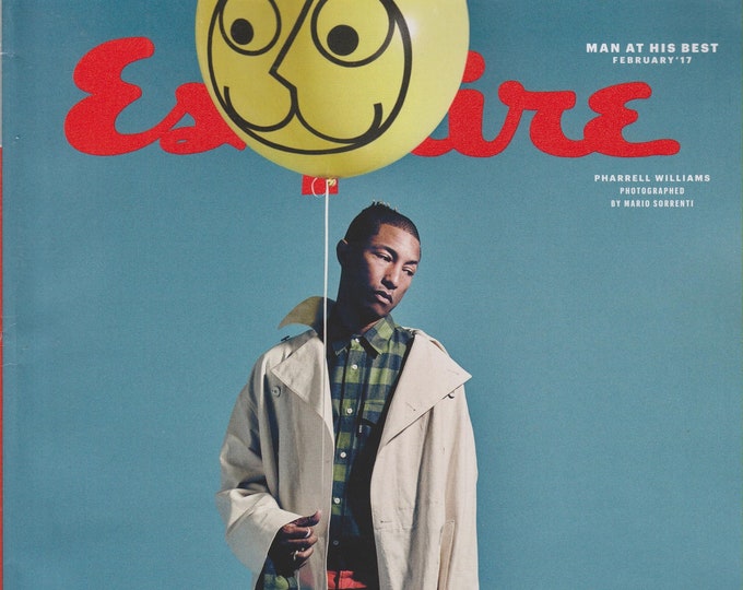 Esquire February 2017 Pharrell Williams - Make America Happy Again  (Magazine: Men's, General Interest)