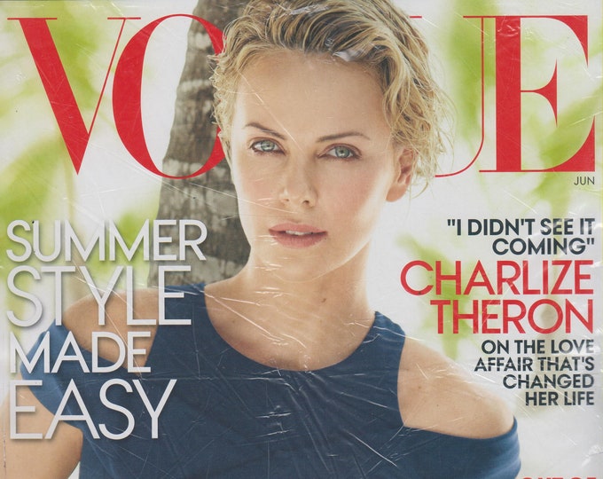 Vogue June 2014 Charlize Theron On The Love Affair That Changed Her Life  (Magazine: Fashion)
