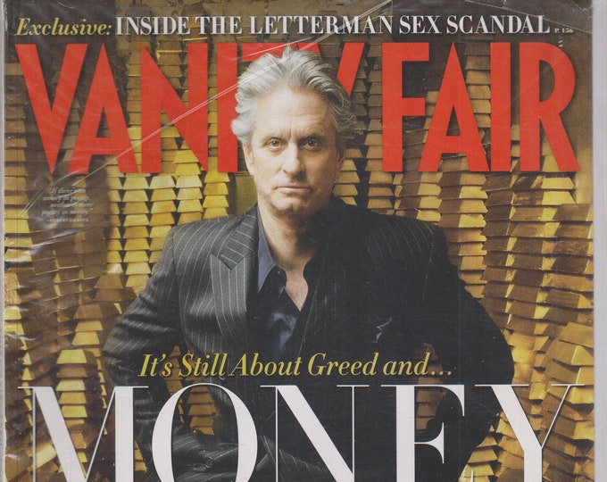 Vanity Fair April 2010 Michael Douglas - It's Still About Greed and Money  (Magazine: Human Interest)