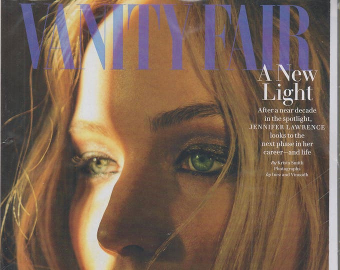 Vanity Fair March 2018 Jennifer Lawrence (Magazine: Celebrity, General Interest)
