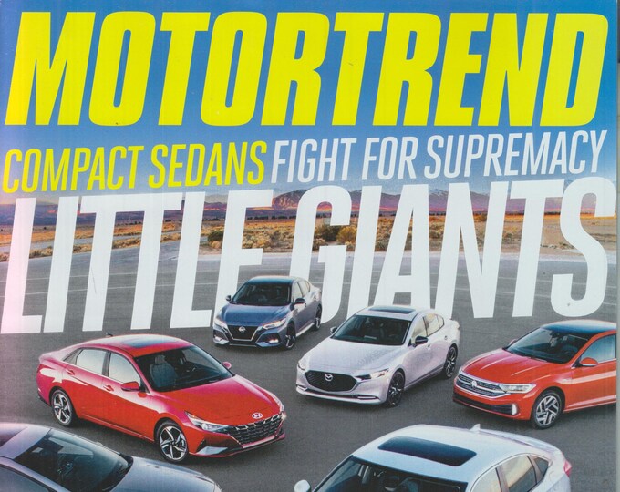 MotorTrend June 2022 Little Giants Compact Sedans  (Magazine: Automotive, Cars)