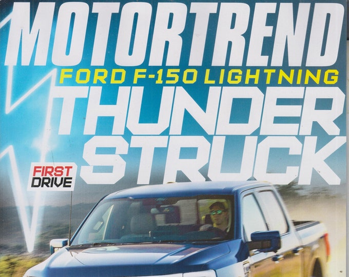 MotorTrend August 2022 Ford F-150 Lightning Thunder Truck First Drive  (Magazine: Automotive, Cars)
