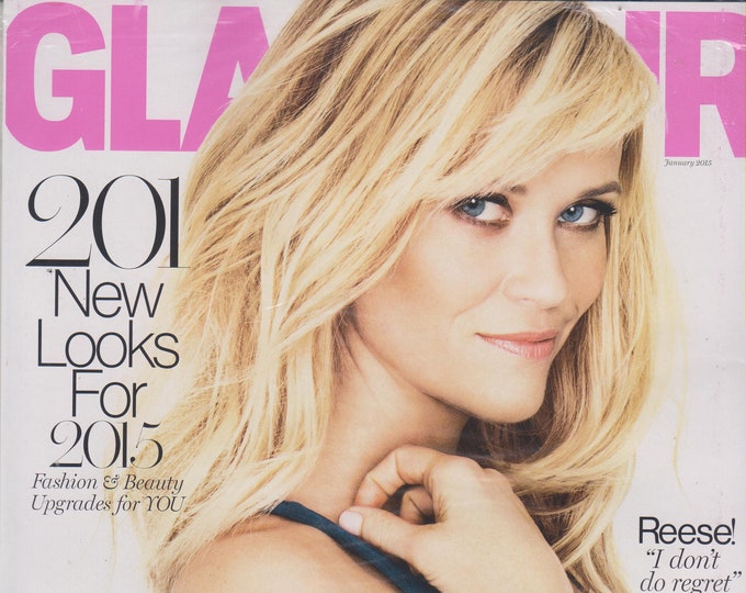 Glamour January 2015 Reese Witherspoon - I Don't Do Regret  (Magazine: Women's)
