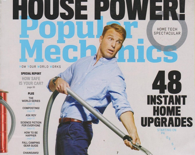 Popular Mechanics October 2014 House Power! 48 Instant Home Upgrades   (Magazine: Science & Technology)