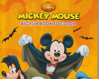 Disney Mickey Mouse Spooky Fun Big Fun Book To Color (Coloring Book: Mickey Mouse and Friends, Halloween) 2022