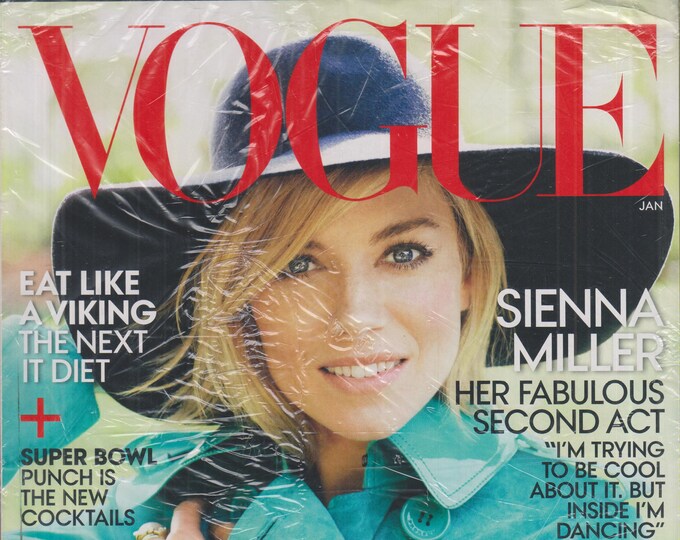 Vogue January 2015 Sienna Miller Her Fabulous Second Act  (Magazine: Fashion)