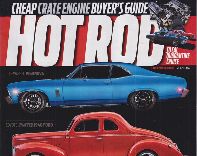 Hot Rod June 2021 Three of a Kind 1969 Nova, 1940 Ford, 1967 Belvedere (Magazine: Cars, Automotive)