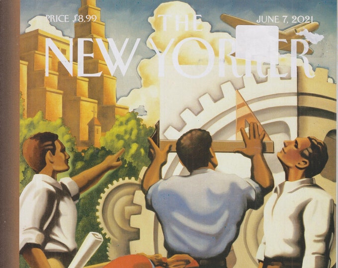 The New Yorker June 7, 2021 Works in Progress Cover, Ransomware Attackers, Chamath Palihapitiya, Rich Paul,  (Magazine: General Interest)