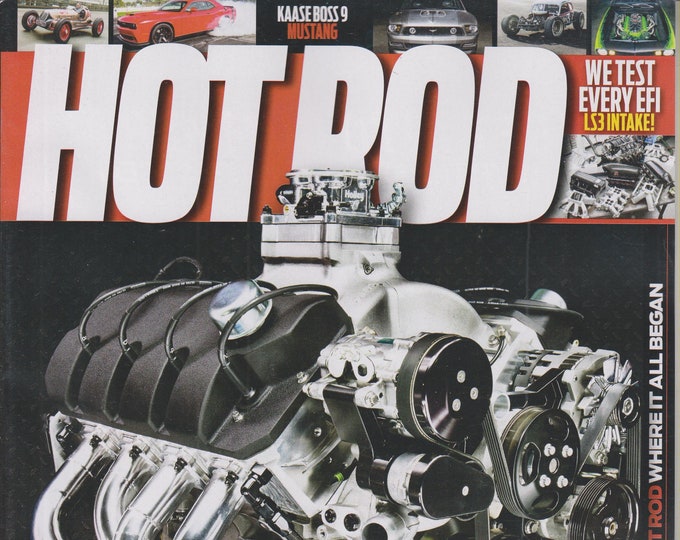 Hot Rod July 2018 Hemi LSx Break The Rules with A Ford-Headed Chevy (Magazine: Automotive, Cars)