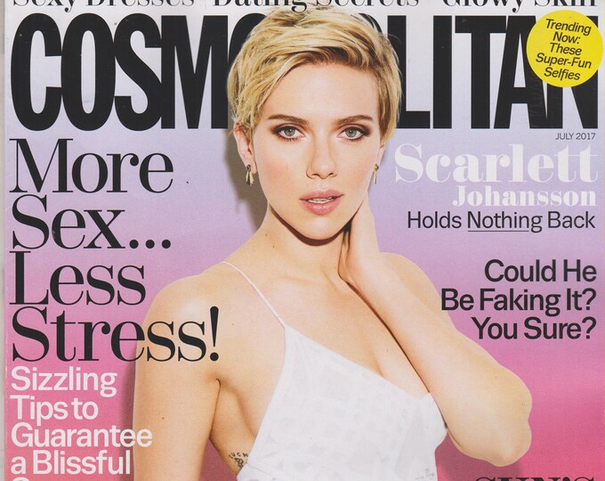 Cosmopolitan July 2017 Scarlett Johansson Holds Nothing Back