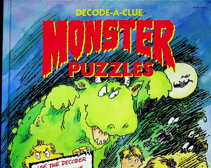 Decode-A-Clue Monster Puzzles  (Hardcover: Children's, Puzzles) 1992