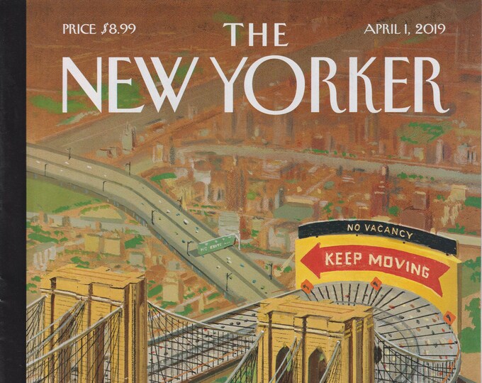 The New Yorker April 1, 2019 Cover - Brooklyn or Bust; Brazil; Louisiana; Just Be Yourself  (Magazine: General Interest)