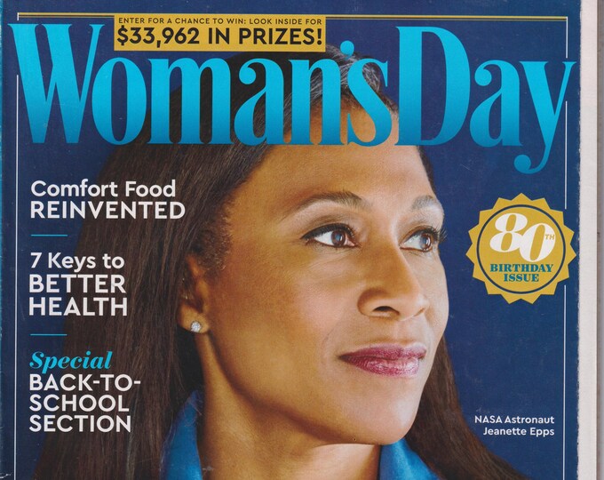 Woman's Day September 2017 NASA Astronaut Jeanette Epps Women Who Inspire (Magazine, Women's)