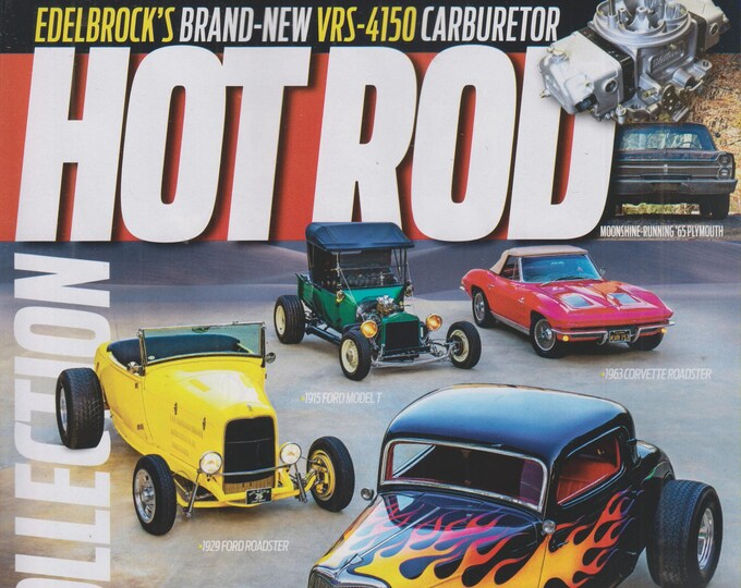 Hot Rod August 2022 Jeff Wasserman's Eclectic Collection 1934 Ford Three Window Coupe, 1929 Ford Roadster,  (Magazine: Cars, Automobiles)