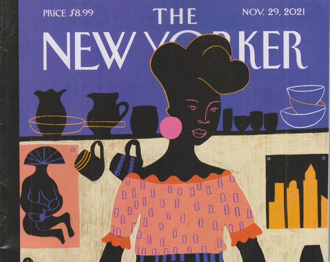The New Yorker November 29, 2021 Tastes of Home Cover, Vacation, Succession, Pompeii, Tommy Caldwell (Magazine: General Interest)