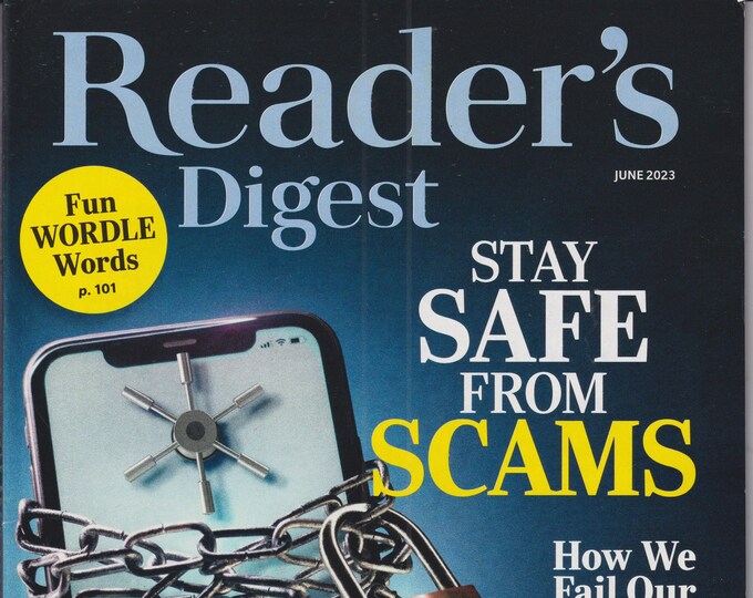 Reader's Digest June 2023 Stay Safe From Scams, Fun Wordle Words (Magazine: General Interest)