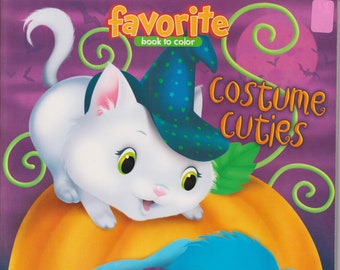 Costume Cuties & Pupkin Patch (Set of 2 Halloween Coloring Books) (Coloring Book: Cute Animals, Halloween)
