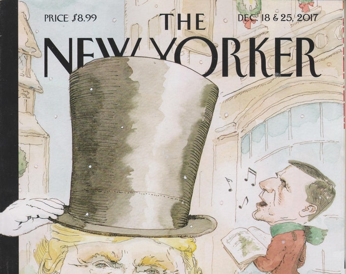 The New Yorker December 18 & 25, 2017 Cover: A Christmas Carol; World Changers Issue