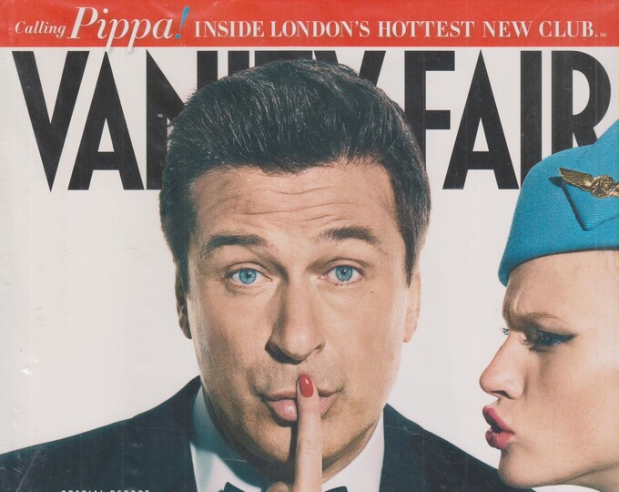 Vanity Fair August 2012 Smart Alec - Why Alec Baldwin  Just Can't Shut Up (Magazine: Human Interest)