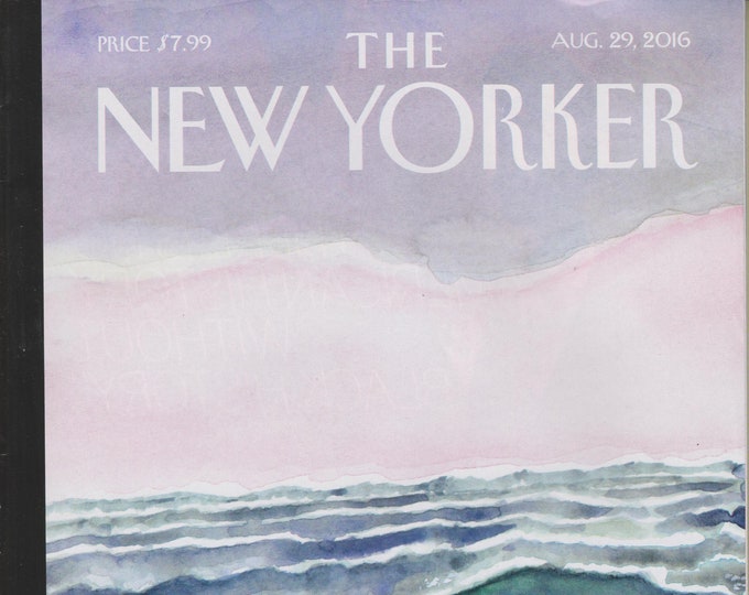 The New Yorker August 29, 2016 Waves Cover