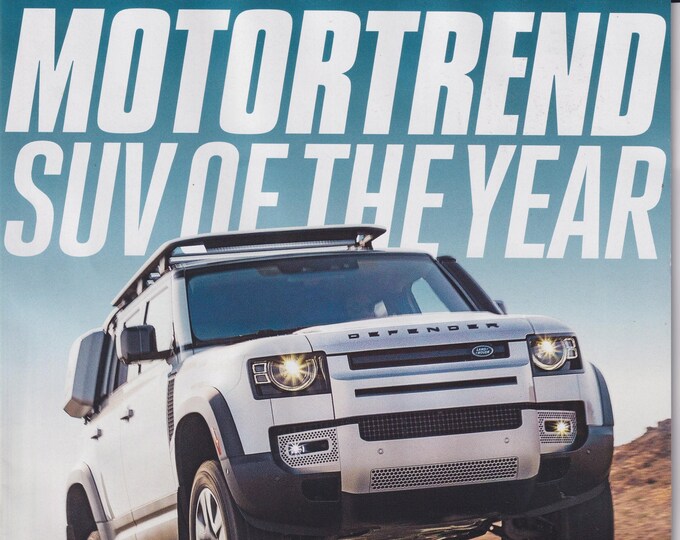 MotorTrend December 2020 Land Rover - SUV of the Year (Magazine: Automotive, Cars)