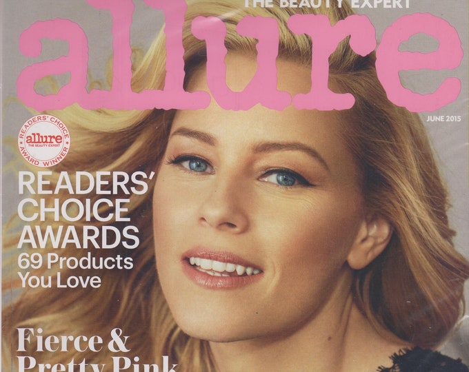Allure June 2015 Elizabeth Banks Free Lesson in Female Swagger (Magazine: Women's,  Beauty)