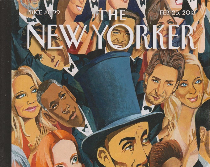 The New Yorker February 25, 2013  Cover: Star-Studded Evening; The Laconic Dramas of Annie Baker