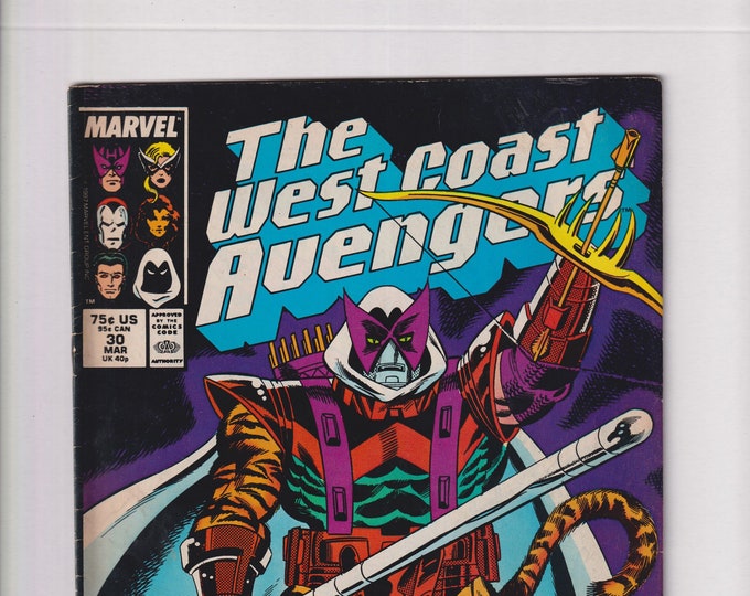 West Coast Avengers Vol 2 No 30 March 1988 Marvel Comic The Composite Avenger! (Comic:  Superheroes)