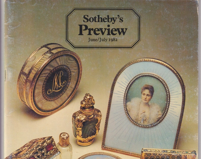 Sotheby's Preview June July 1982  (Trade Paperback: Antiques, Fine Art)