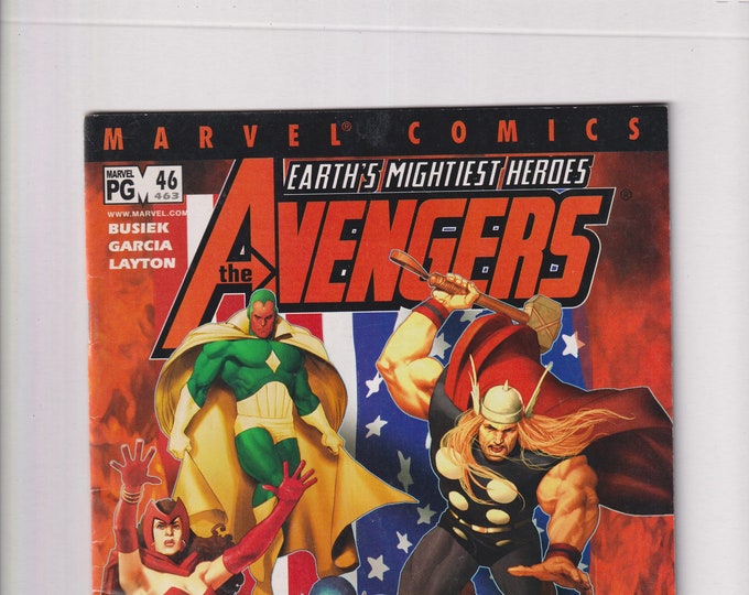 The Avengers Vol 3 No 46 Marvel Comics November  2001  Earth’s Mightiest  Heroes (Comic:  Superheroes)