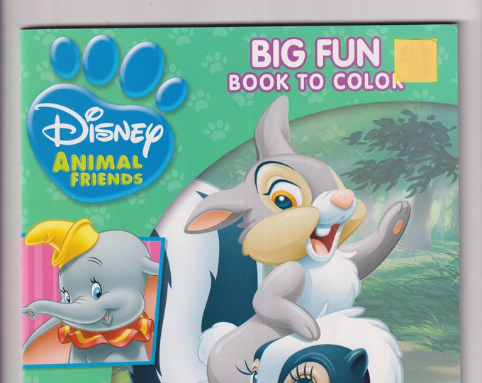 Disney Animal Friends Bunch of Pals Big Fun Book To Color  (Coloring Book: Children Ages 4-8)