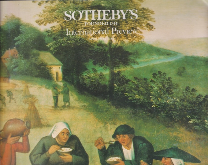 Sotheby's International Preview April May 1986 (Trade Paperback: Antiques, Fine Art)