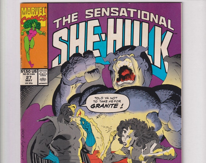 The Sensational She-Hulk Vol. 2 no. 27 May 1991 Marvel Comics (Comic: Science Fiction, Superheroes)