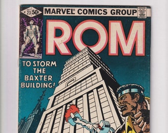 ROM Vol 1 No 23 October 1981 Marvel Comic (Comic: Rom, Science Fiction, Robots)