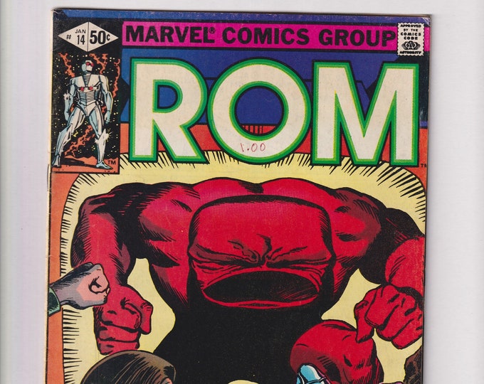 ROM Vol 1 No 14 January 1981 Marvel Comic (Comic: ROM , Science Fiction, Robots)