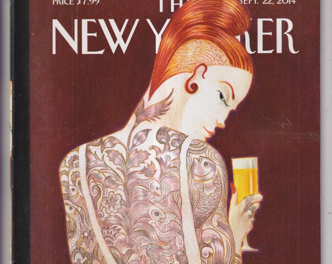 The New Yorker September 22, 2014 Back Story Cover, Misty Copeland, GoPro, Wonder Woman's Secret Past, Fashion (Magazine: General Interest)