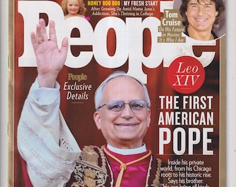 People May 26, 2025 Leo XIV The First American Pope, Honey Boo Boo, Tom Cruise (Magazine: Celebrity)