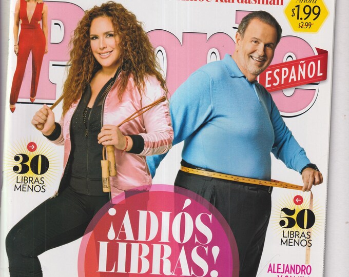 People Espanol Julio 2016 Adios Libras!, Alejandro y Camila Fernandez, Khloe Kardashian, Father's Day Special (Magazine: Celebrity, Gossip)