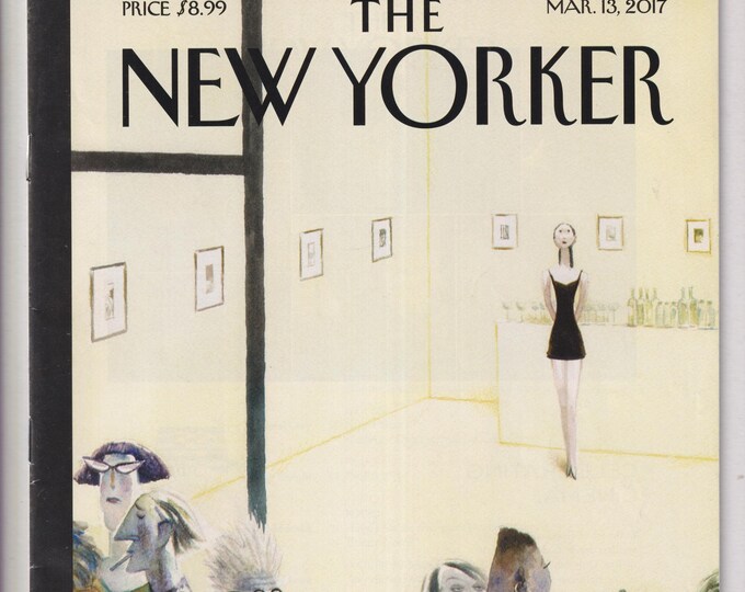The New Yorker March 13, 2017 Opening Night Cover, New Underground Railroad, Jack White, Trump's Worst Deal (Magazine: General Interest)