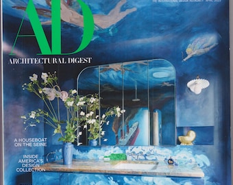 Architectural Digest April 2025 Next Wave Sustainable Living From Brooklyn to Kyoto (Magazine: Home Decor)