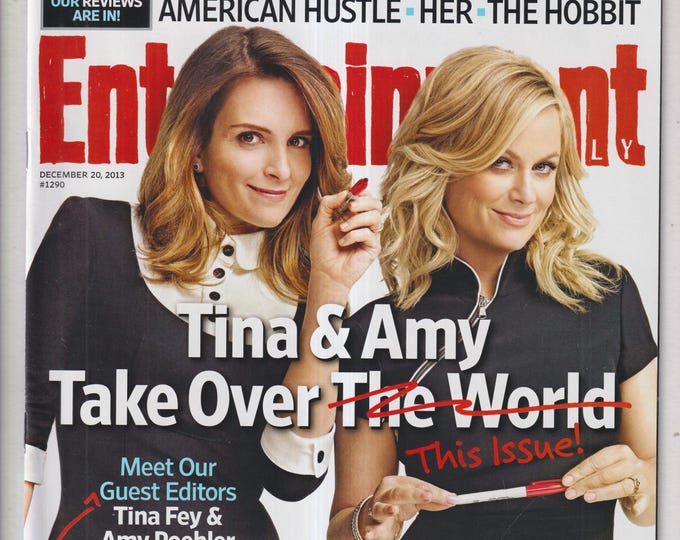Entertainment Weekly December 20, 2013 Tina Fey, Amy Poehler, American Hustle, Her, The Hobbit (Magazine: Movies, TV)