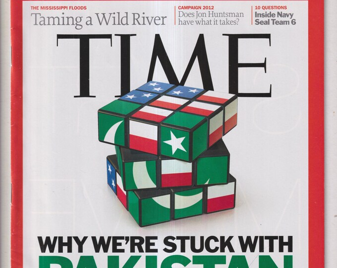 Time May 23, 2011 Pakistan, Mississippi Floods, Navy Seal Team 6,  Jon Huntsman (Magazine: Current Events, Politics)