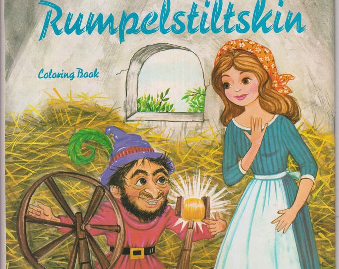 Rumplelstiltskin Coloring Book #29087 (Softcover: Children's Coloring)  1960s